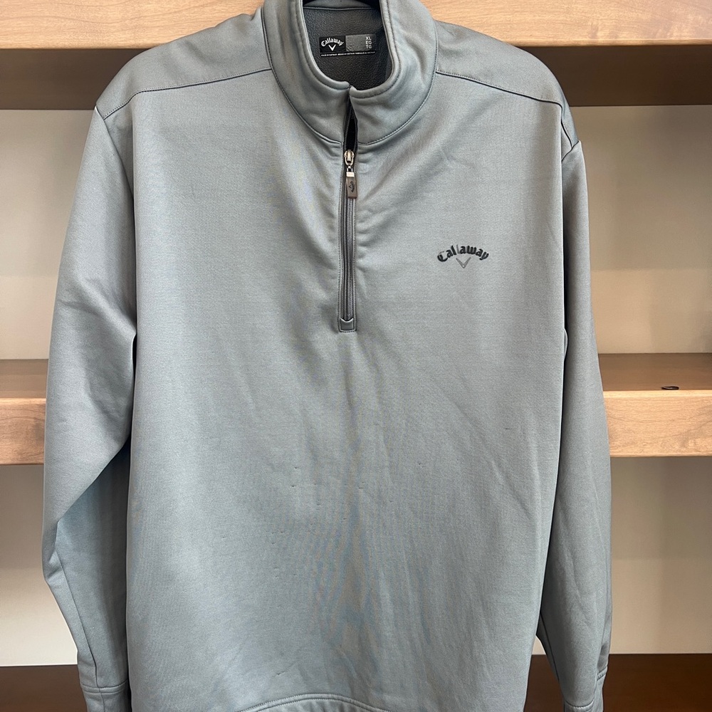 Callaway Gray Quarter-Zip Pullover